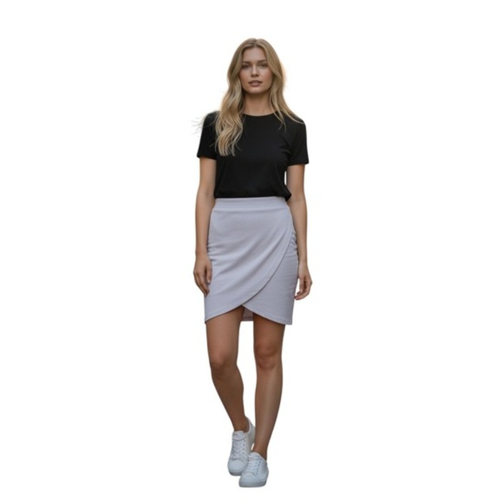 ARITZIA Sunday Best Lavender Viscose Knit Midi Skirt NWOT M Soft Feminine Chic - Picture 6 of 7